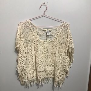 Lace-like top